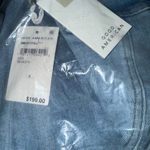 Good American Denim Jean jumpsuit size small nwt​ - Picture 8 of 10